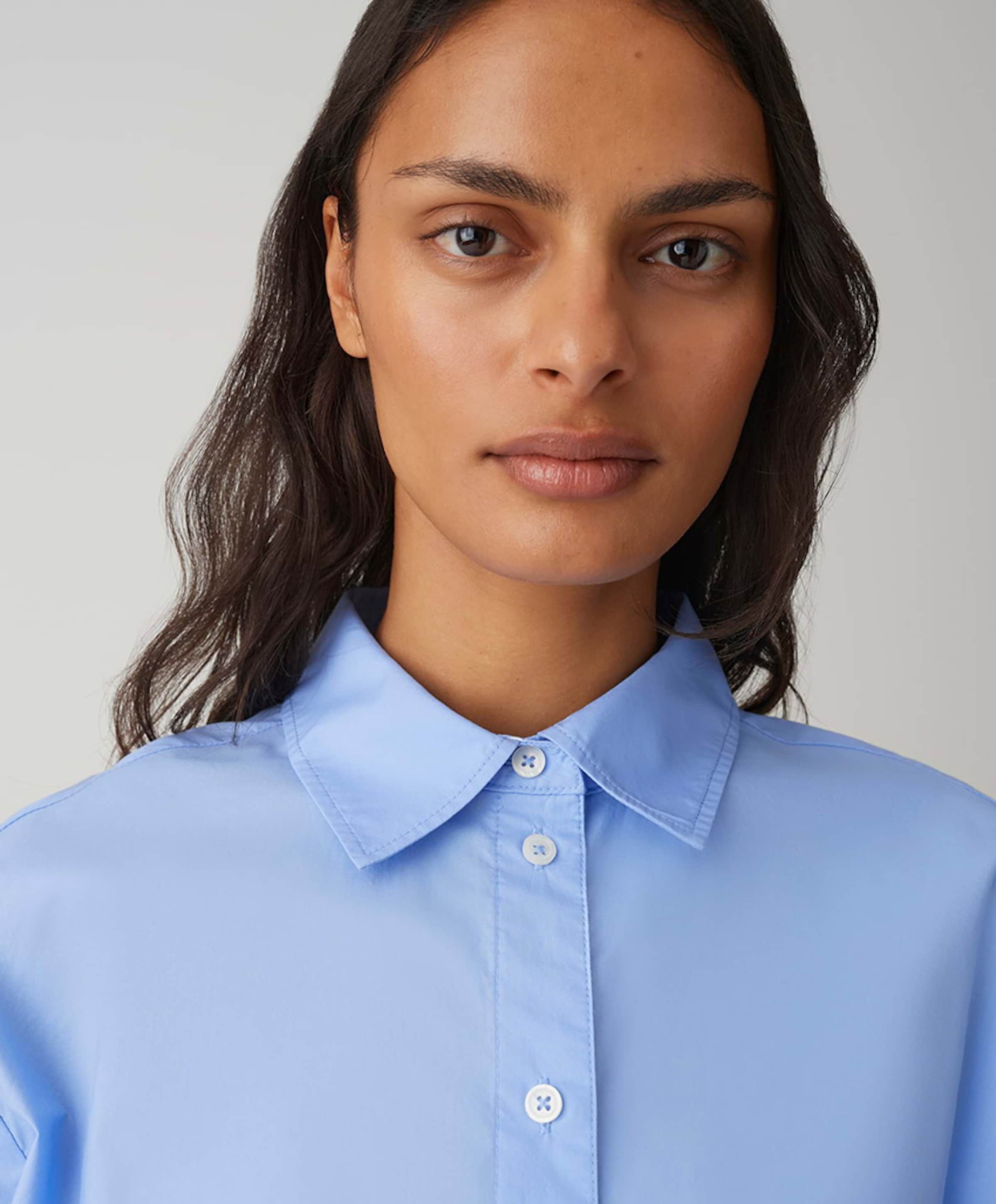 OPUS Dames blouse blauw