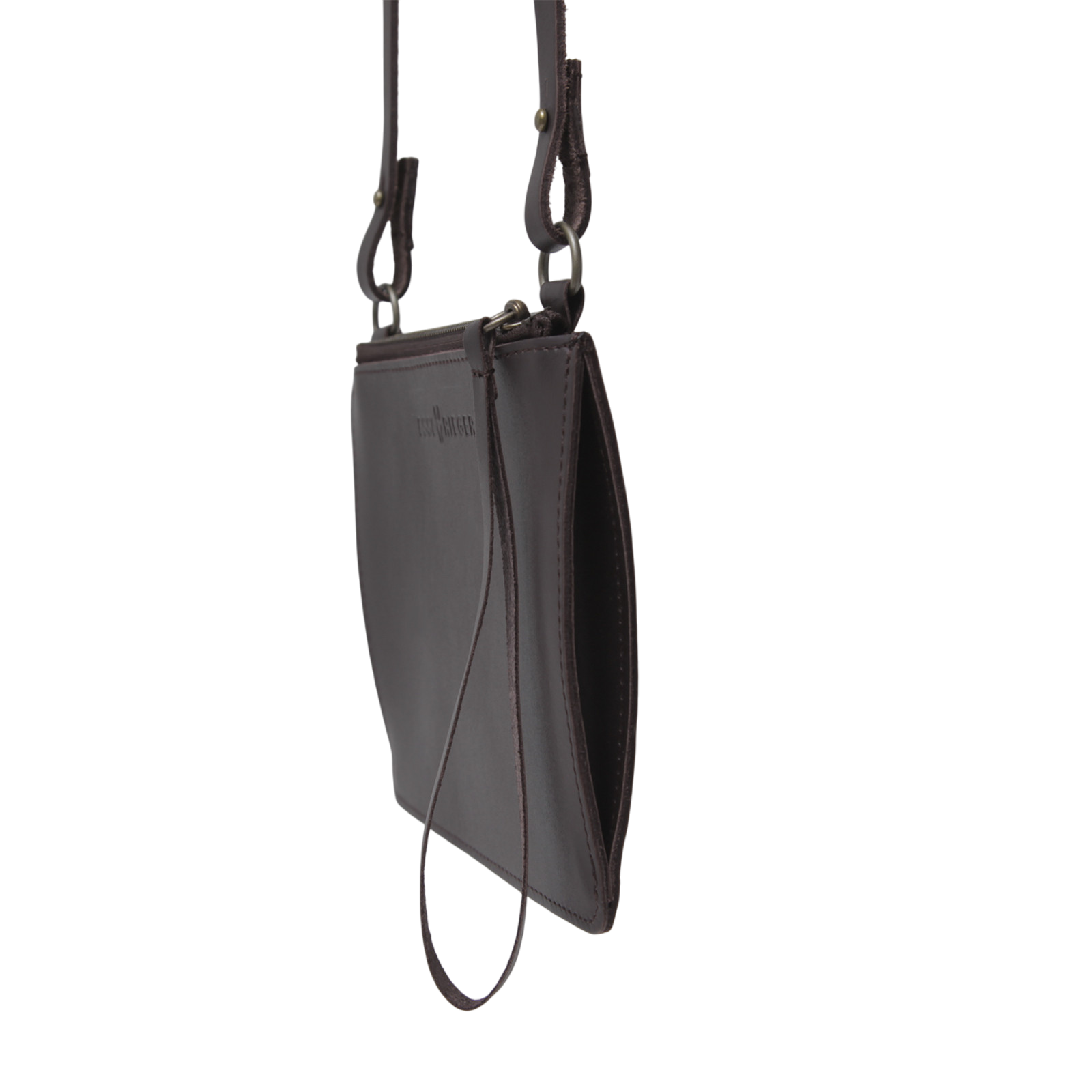 Clutch Chelsea Leder Braun