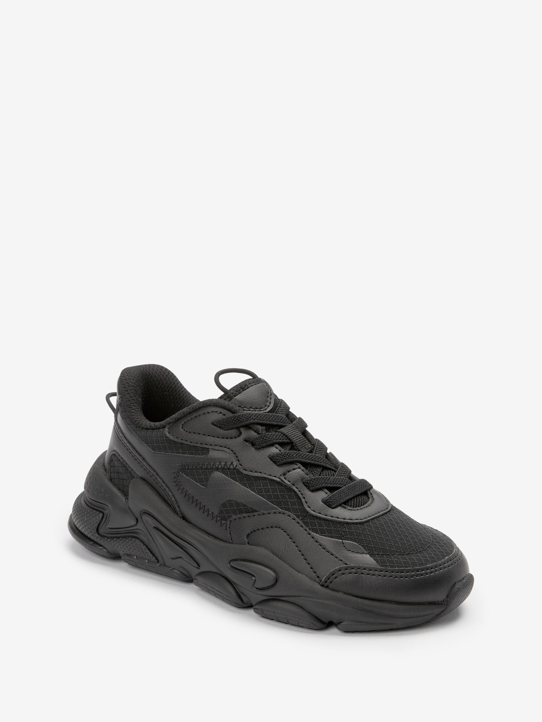 Zwart - Elastische sportschoenen