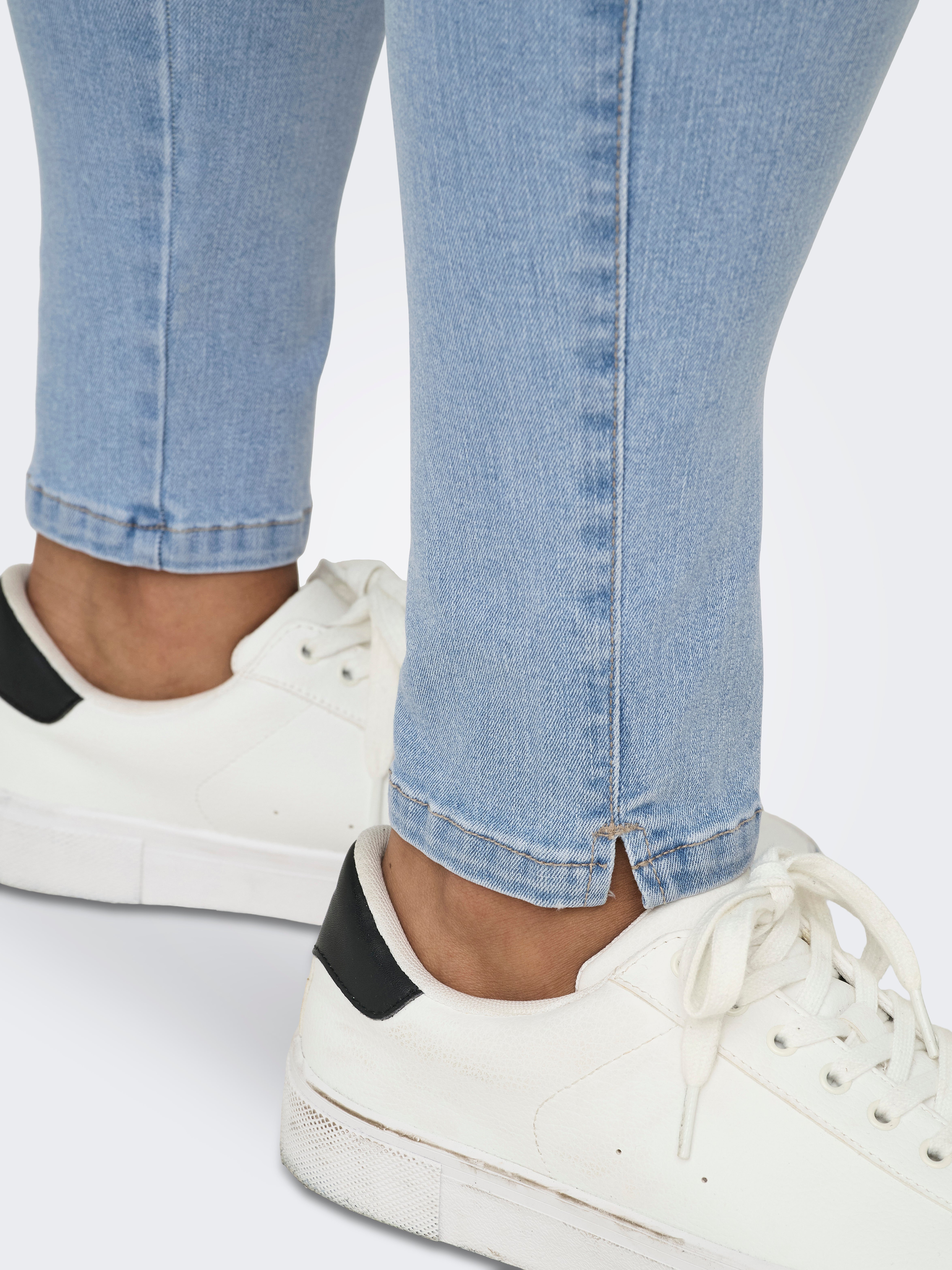 CARCARMEN Mittlere Taille Skinny Fit Jeans Light Blue Denim