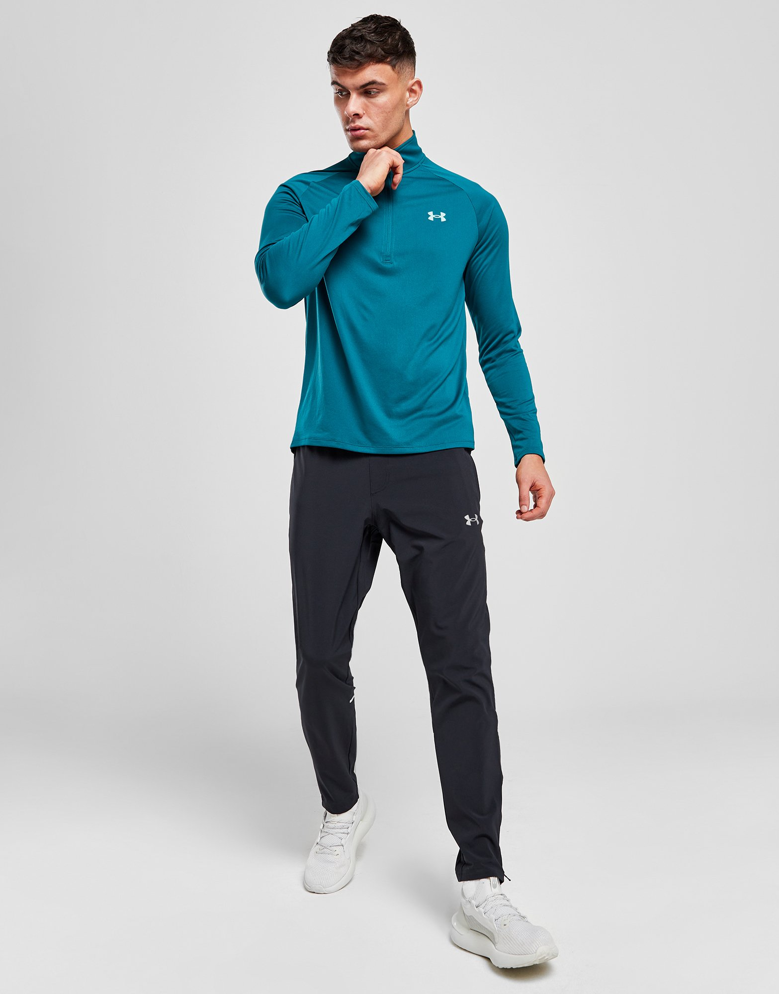 Under Armour Haut Zippé Tech Homme
