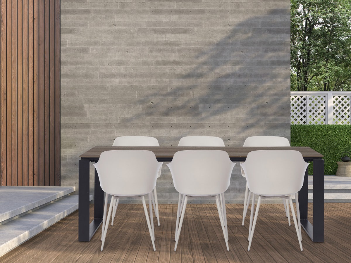 Lisomme Joris tuintafel bruin - 210 x 100 cm