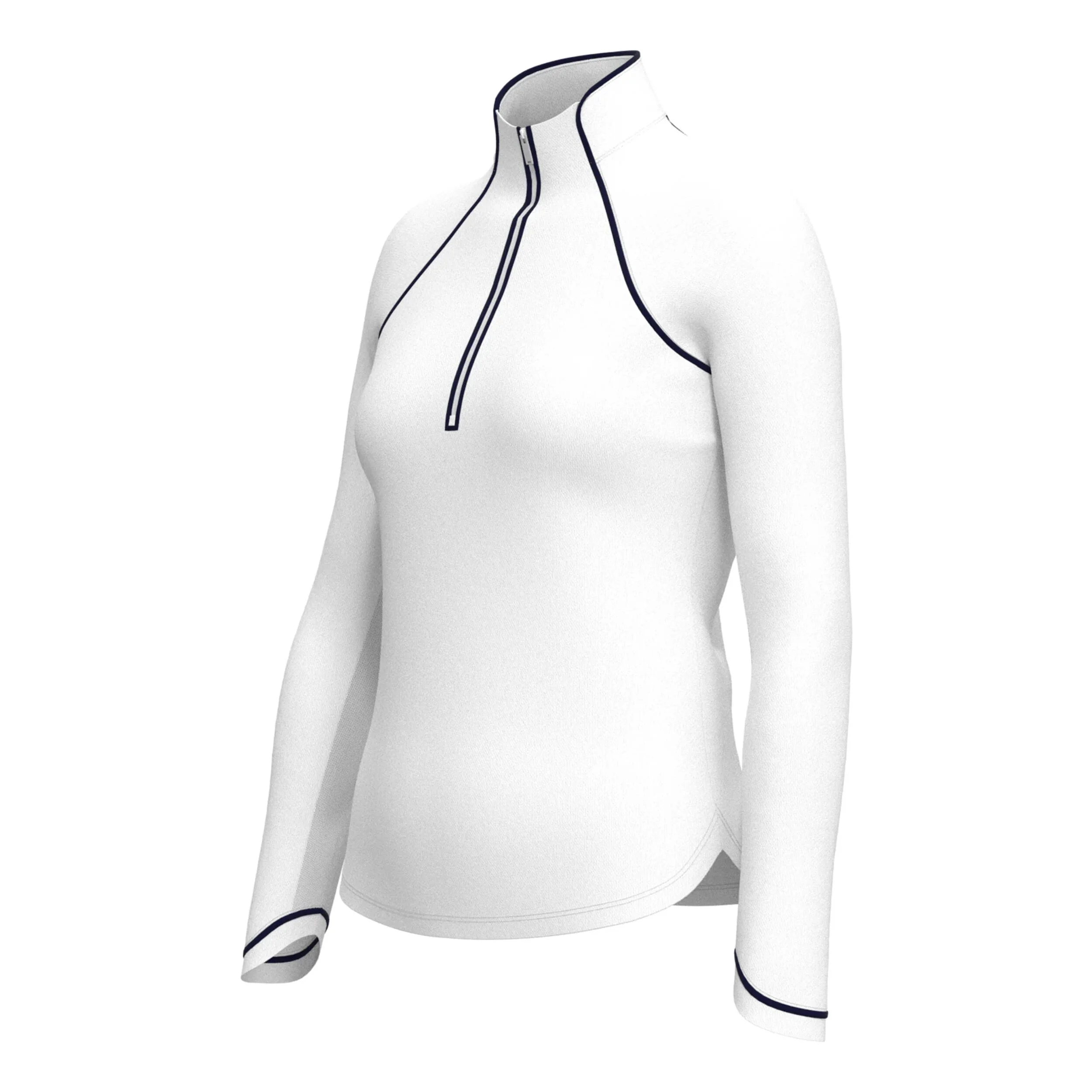 Original Penguin Solid Sun Protection Veste De Survêtement Femmes - Blanc