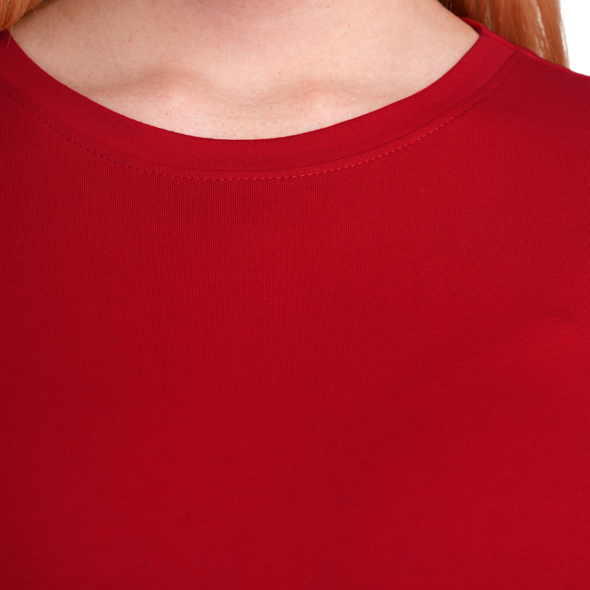 Gina Benotti Damen T-Shirt im Basic-Look rot