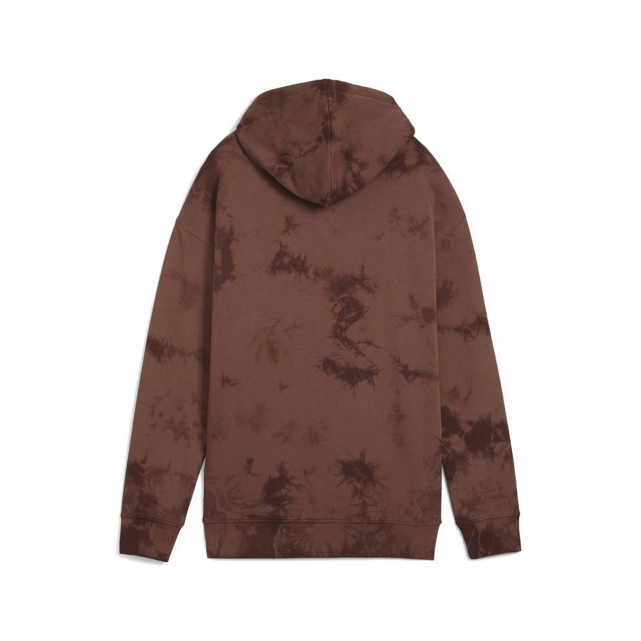 Puma WARDROBE ESS FLORAL PACK Kurzer figurbetonter Hoodie mit Waschung und Grafik