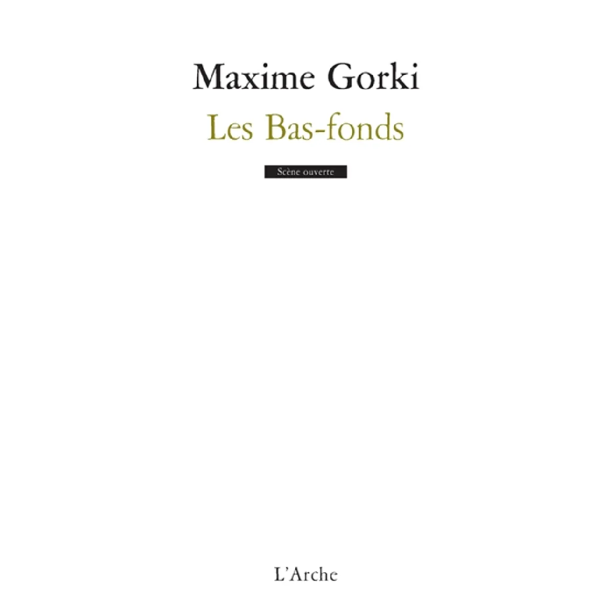 Les bas-fonds · Occasion