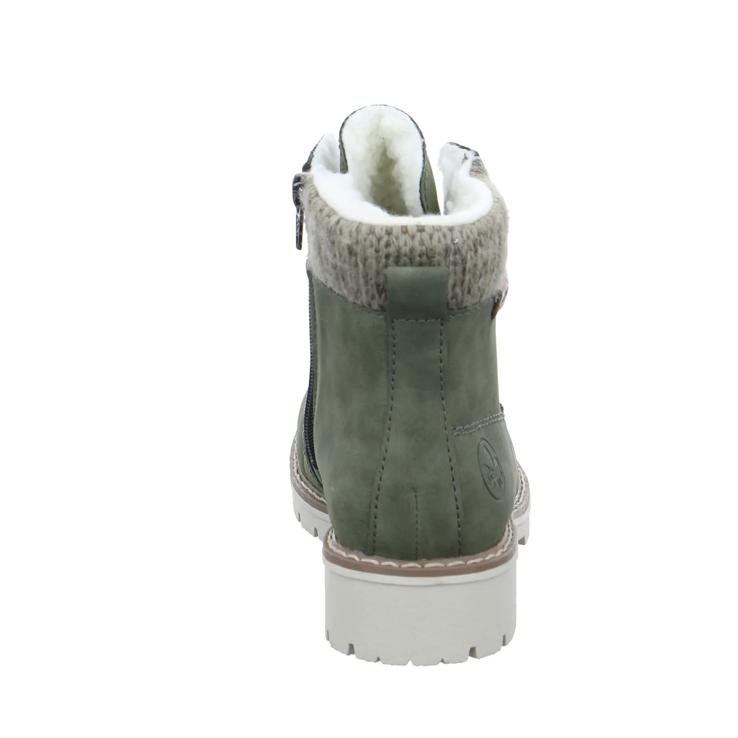 RIEKER Boot Olive Lederimitat  mit Rieker-TEX