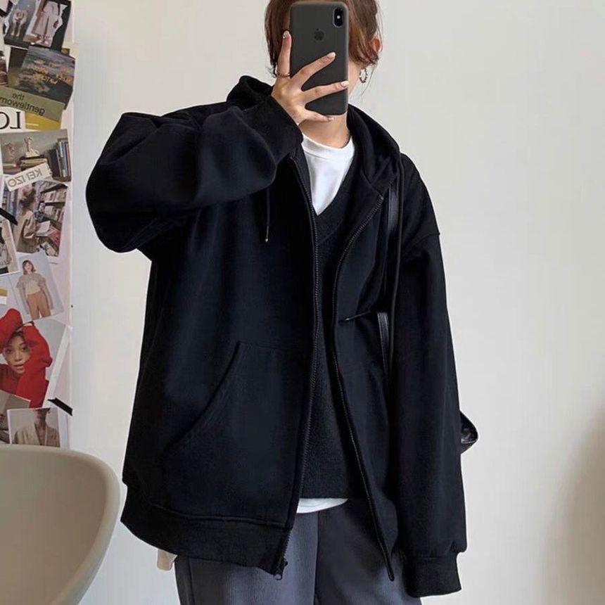 Cossita - Effen oversized capuchonjack