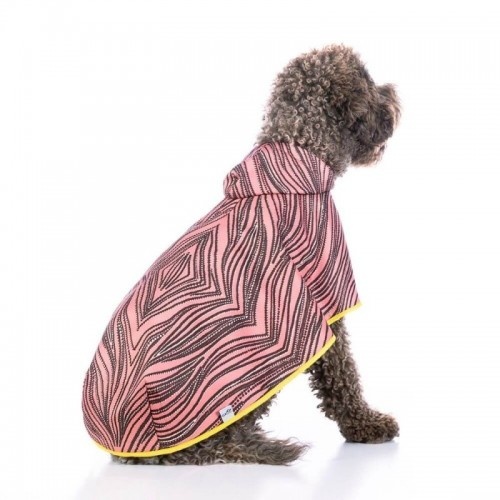 Capa de chuva Lola Softshell para cães, rosa