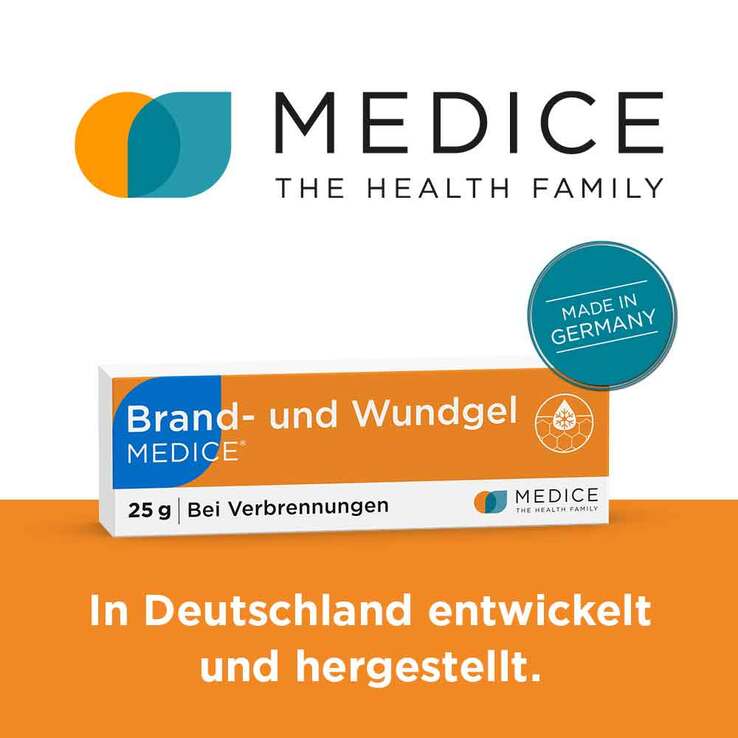 Brand- und Wundgel Medice bei Verbrennungen, 25 g