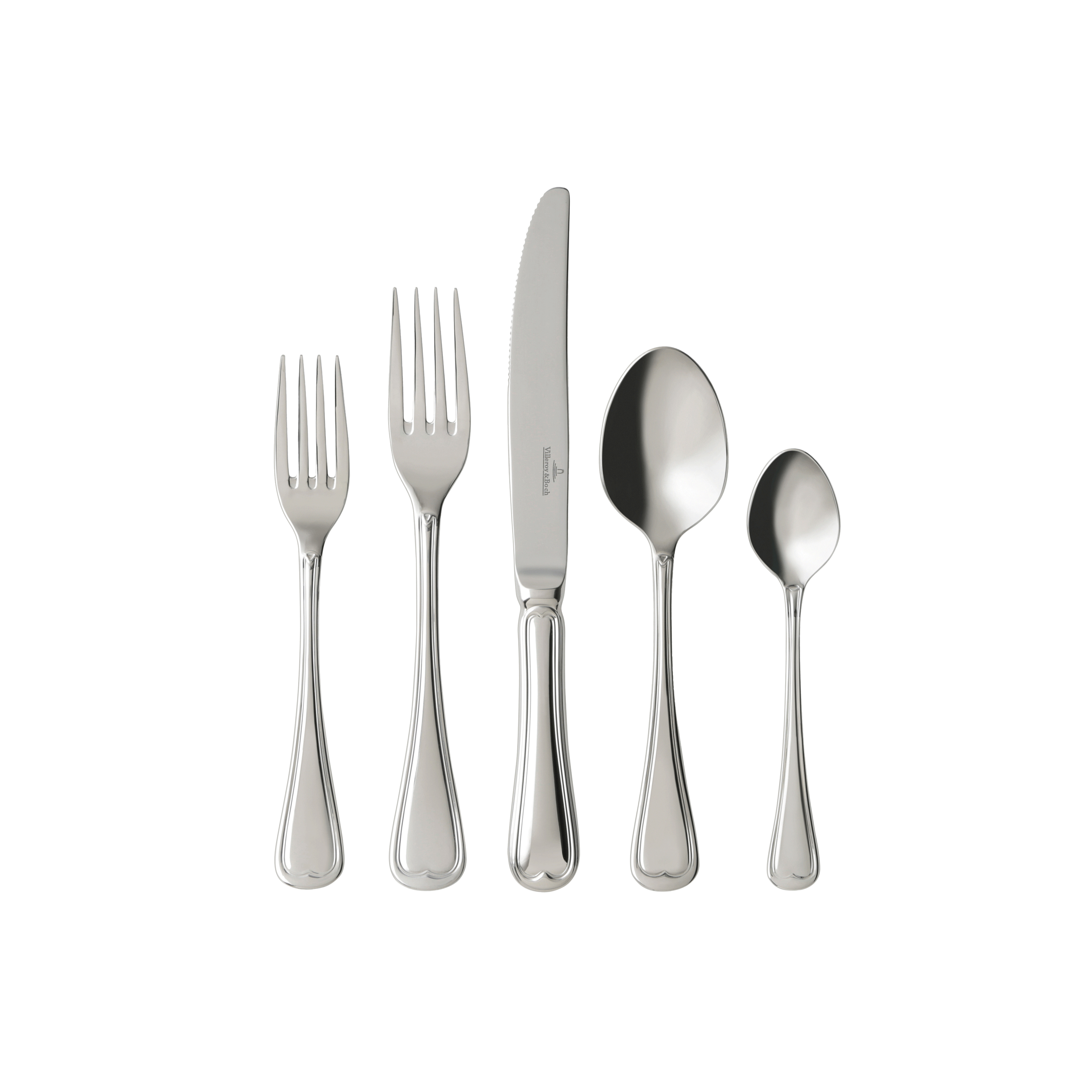 French Garden 5-piece flatware set stainless steel