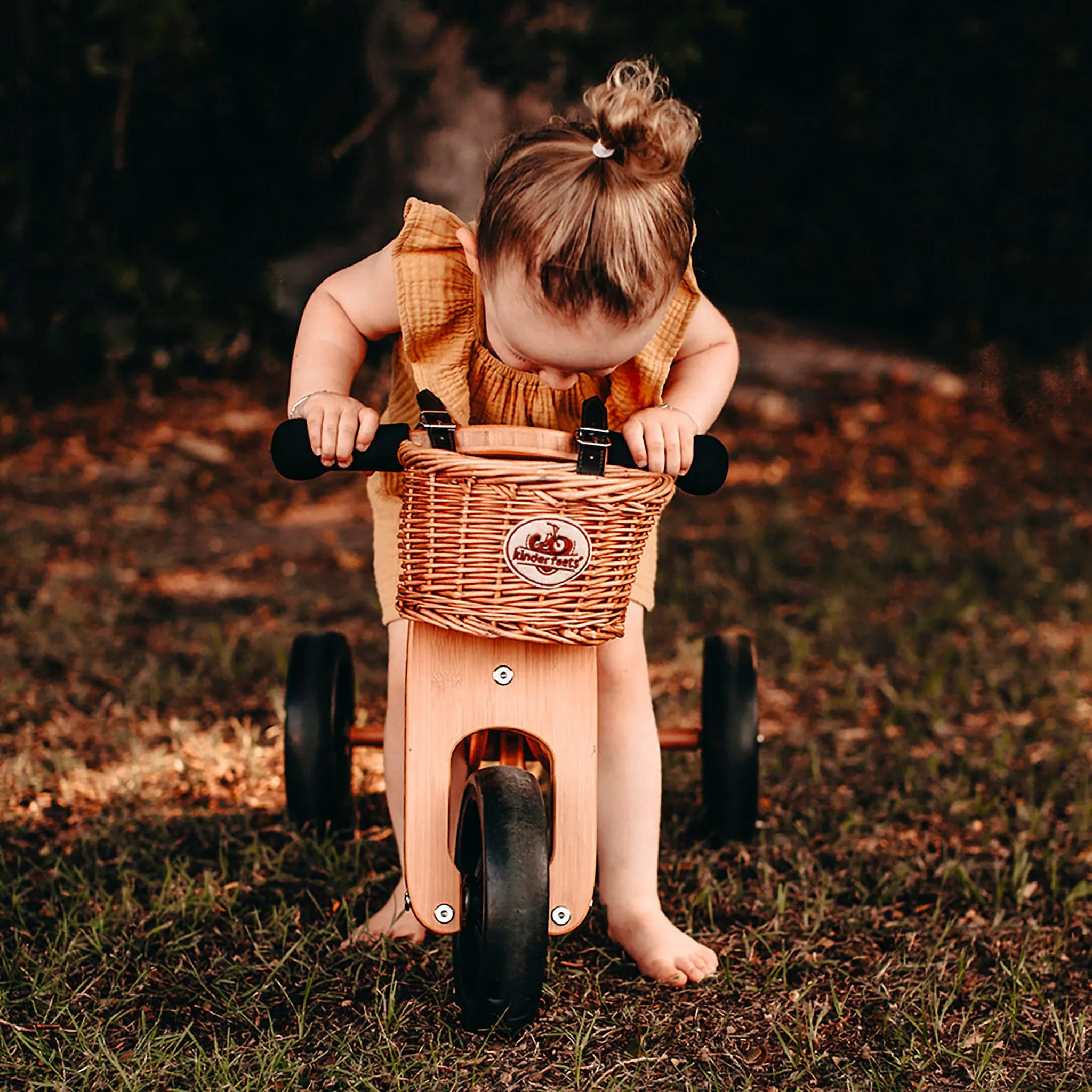 Kinderfeets Panier en Osier pour Vélo