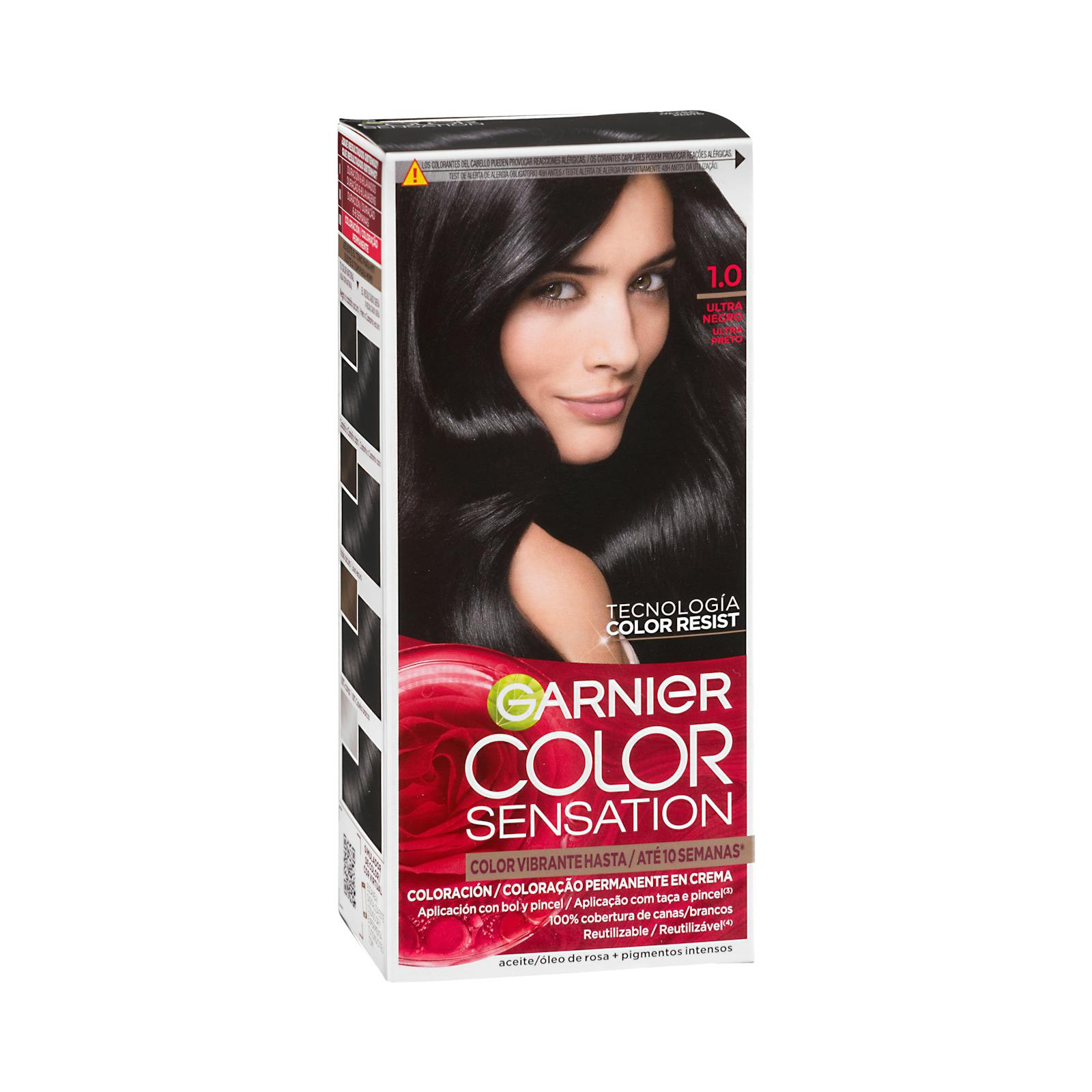 Coloration permanente 1.0 ultra noir Color Sensation