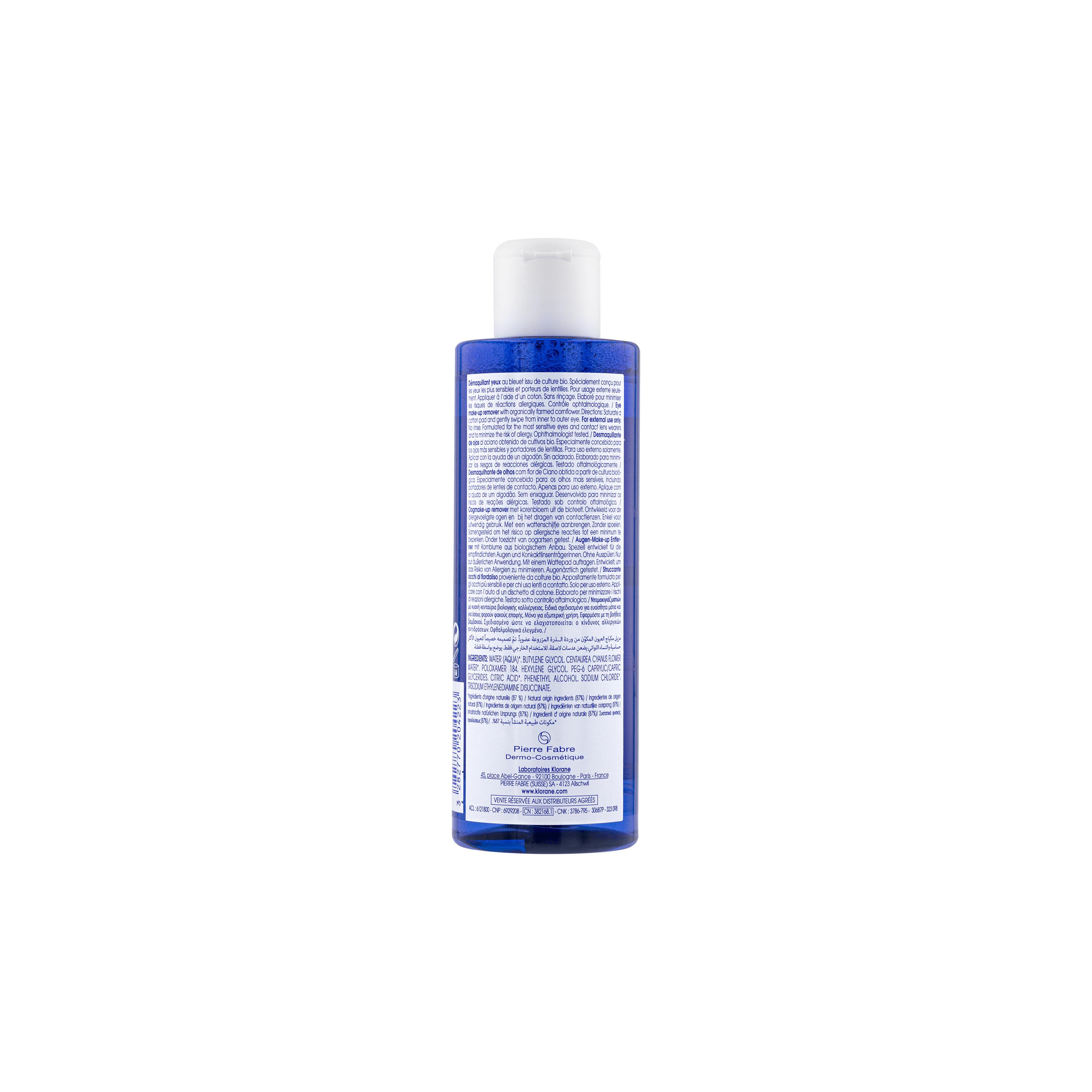 Klorane Bleuet Augen-Make-Up Entferner 200 ml