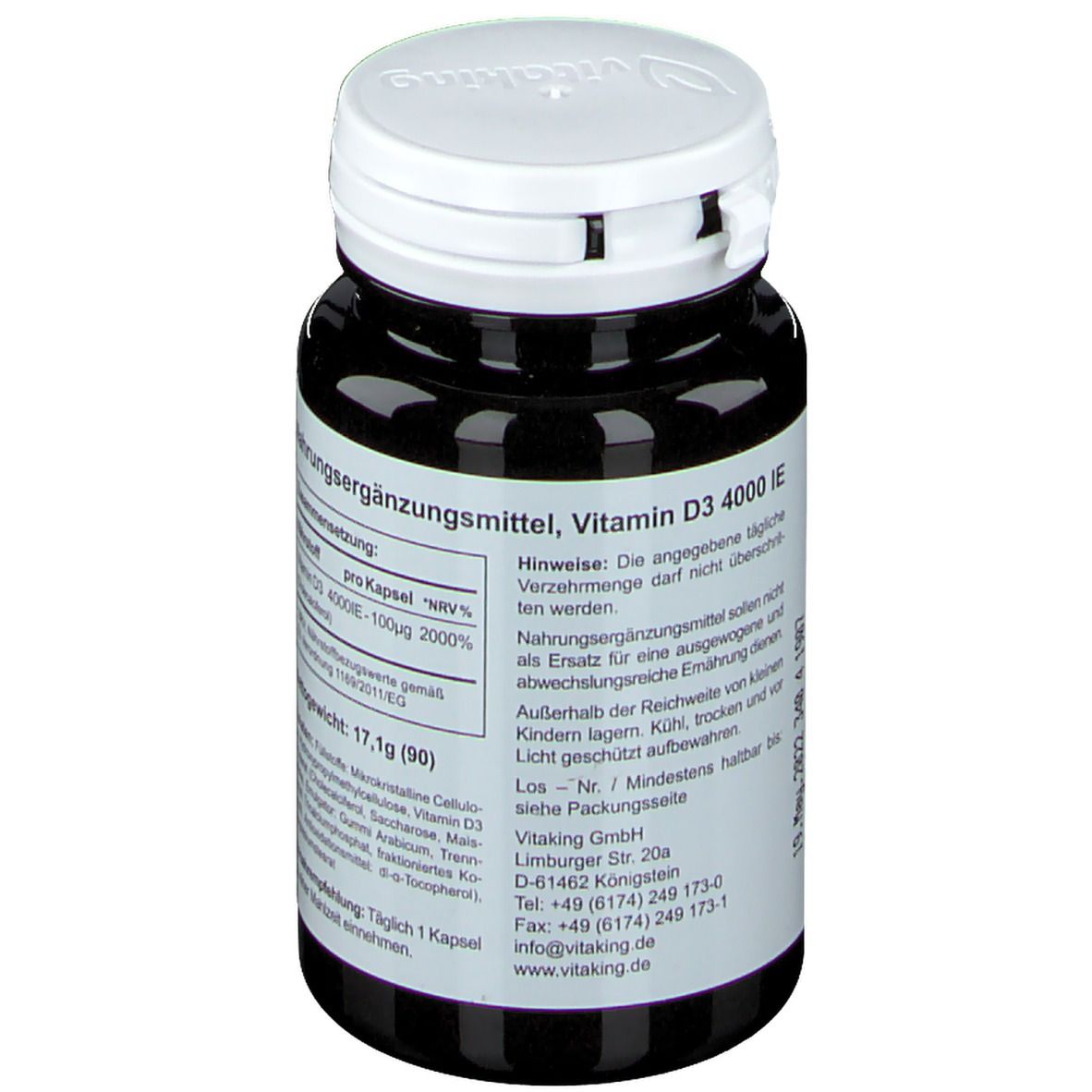 vitaking Vitamin D3 4000 I.E.