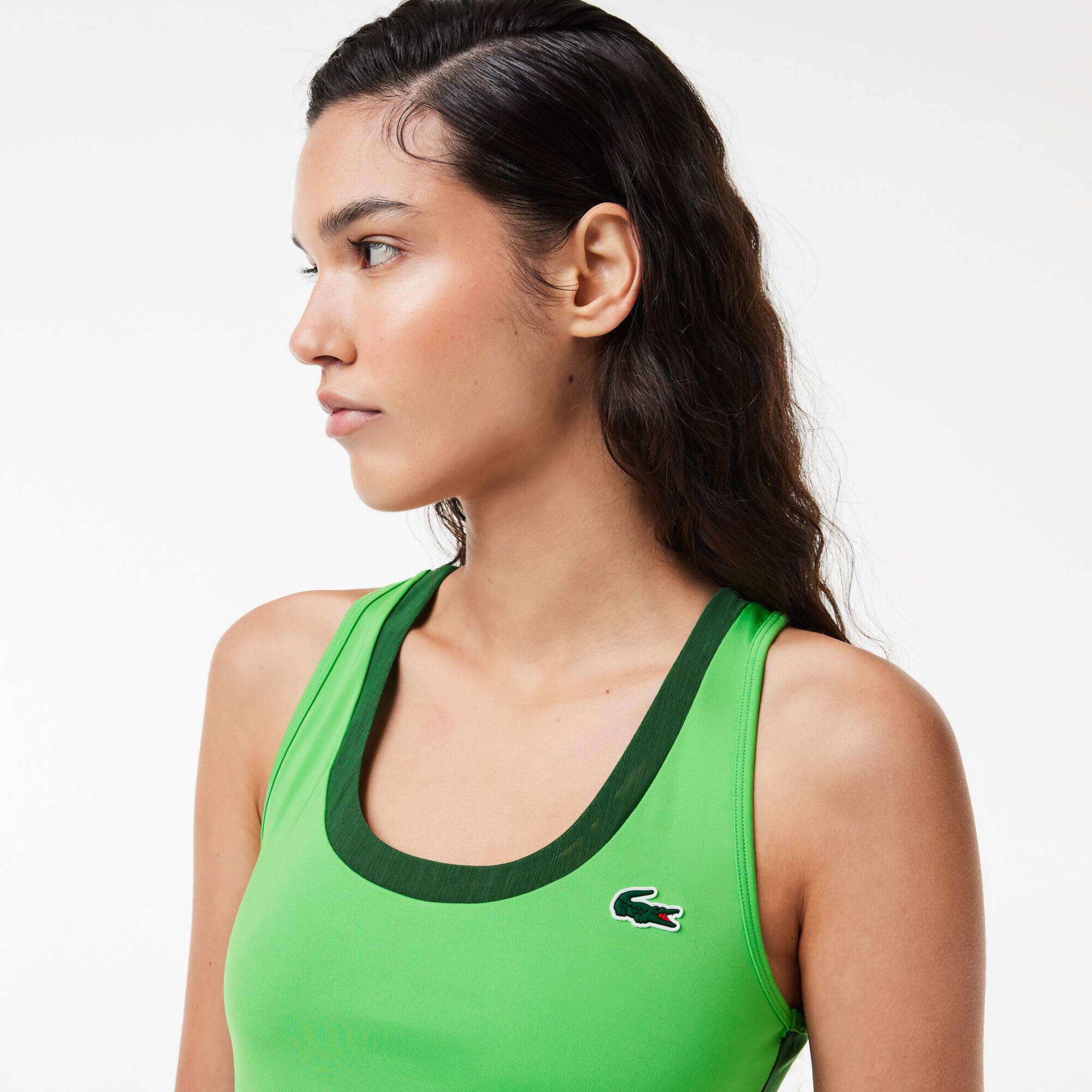 Débardeur Sport Ultra-Dry stretch T-Shirts - Vert - Lacoste - Femme