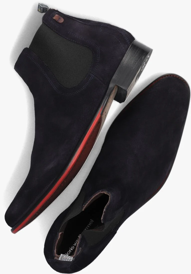 FLORIS VAN BOMMEL blauwe floris van bommel chelsea boots sfm-60052
