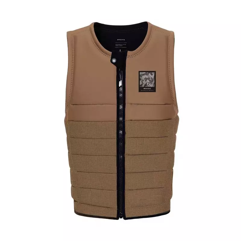 Gilet impact MYSTIC The Dom Fzip Wake Slate Brown