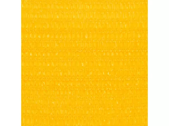 Voile d'ombrage 160 g/m² Jaune 3x4x5 m PEHD