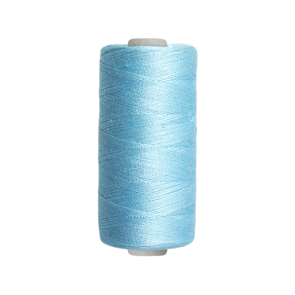 Fil en polyester bleu ciel 500m