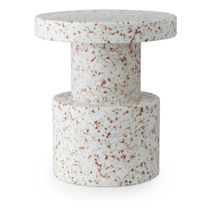 Normann Copenhagen Tabouret Bit en plastique recyclé | Blanc