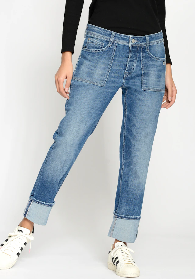 GANG Boyfriend-Jeans »94NICA WORKER« cooler, androgyner Look