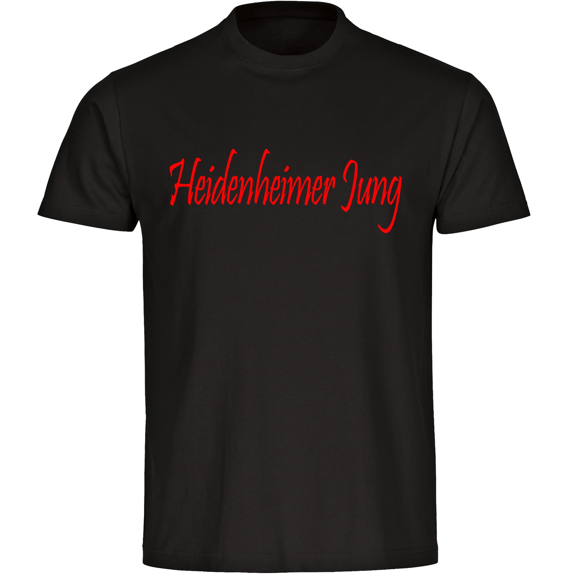 multifanshop® Kinder T-Shirt - Heidenheim - Heidenheimer Jung - Druck rot
