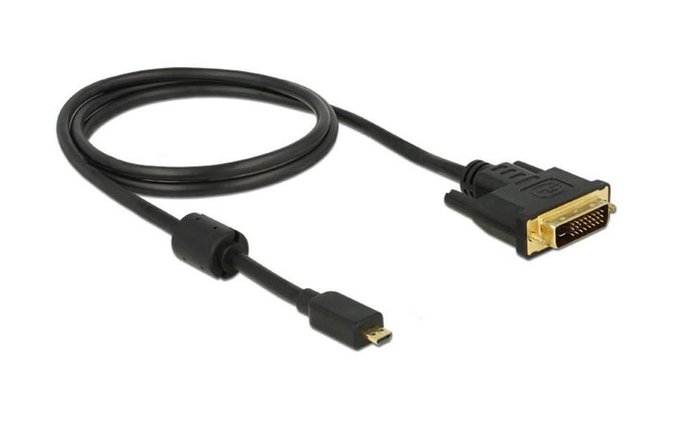 Kabel Micro-HDMI (HDMI-D) - DVI-D, 1 mMicro-HDMI zu DVI-D