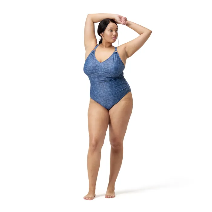 Speedo ECO Print Shaping Badpak Dames (plussize)