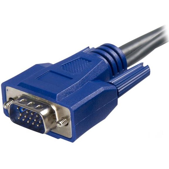 StarTech.com Câble KVM ultrafin 2 en 1 USB VGA -1,8 m