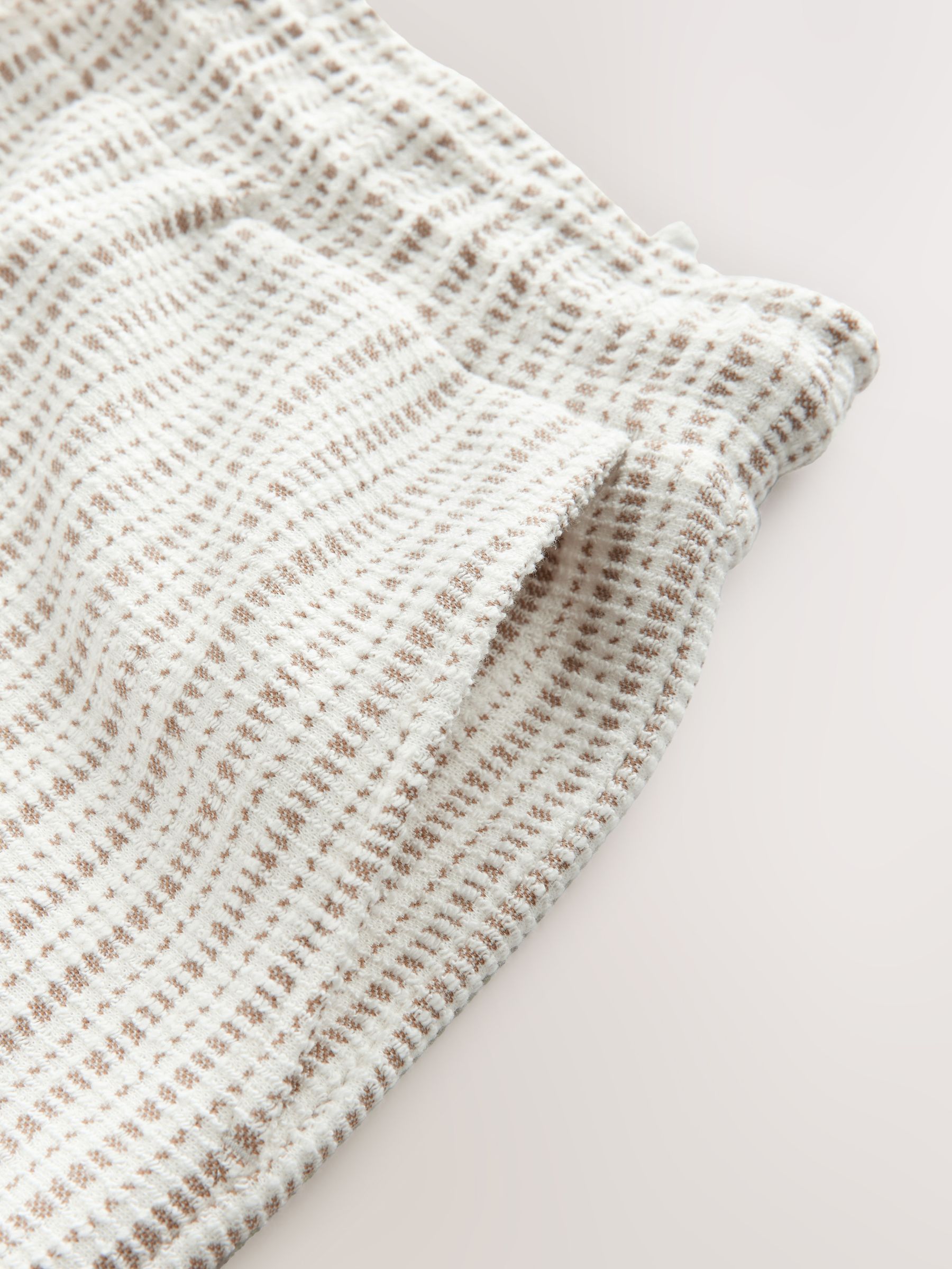 Neutraal - Gestreepte jersey short