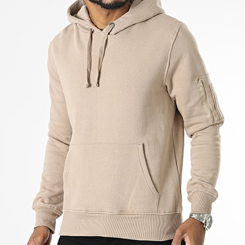 Sweat Capuche Essence Beige
