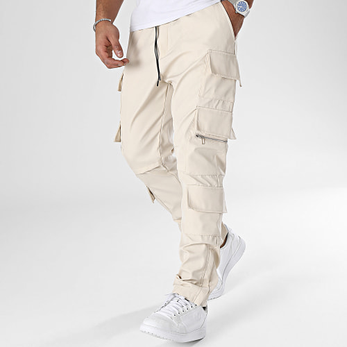 Pantalon Cargo Beige Clair