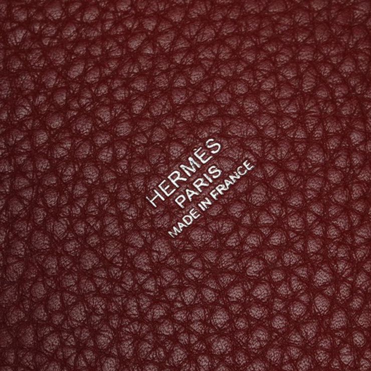 Hermès Vintage Hermes Picotin Lock Pm Red