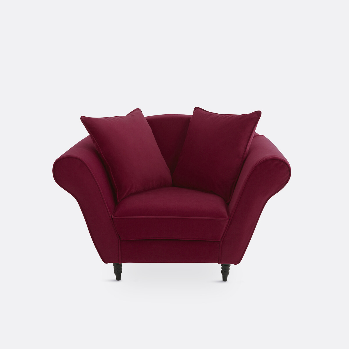 SO'HOME<br>Poltrona em fluweel, Batom