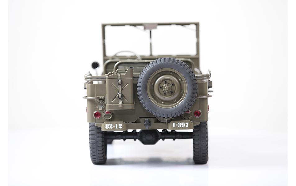 Scale Crawler 1941 MB Willys Jeep ARTR, 1:6<br>1941 Willys Militär Jeep – Ein Traum für jeden Scaler