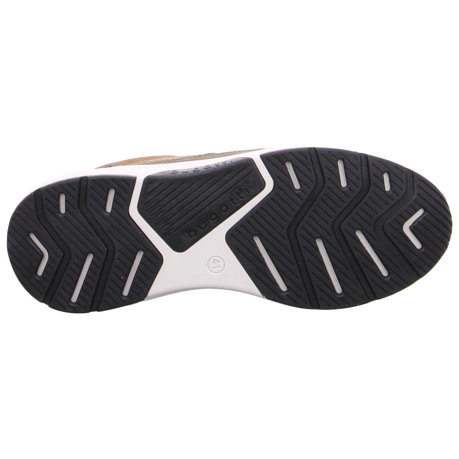 BUGATTI SHOES Halbschuhe Sneaker Stoff Braun Textil