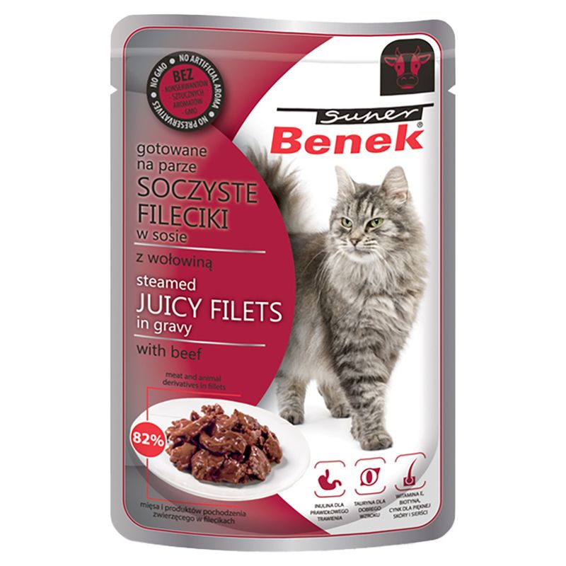 Super Benek Filets en sauce 28 x 85 g