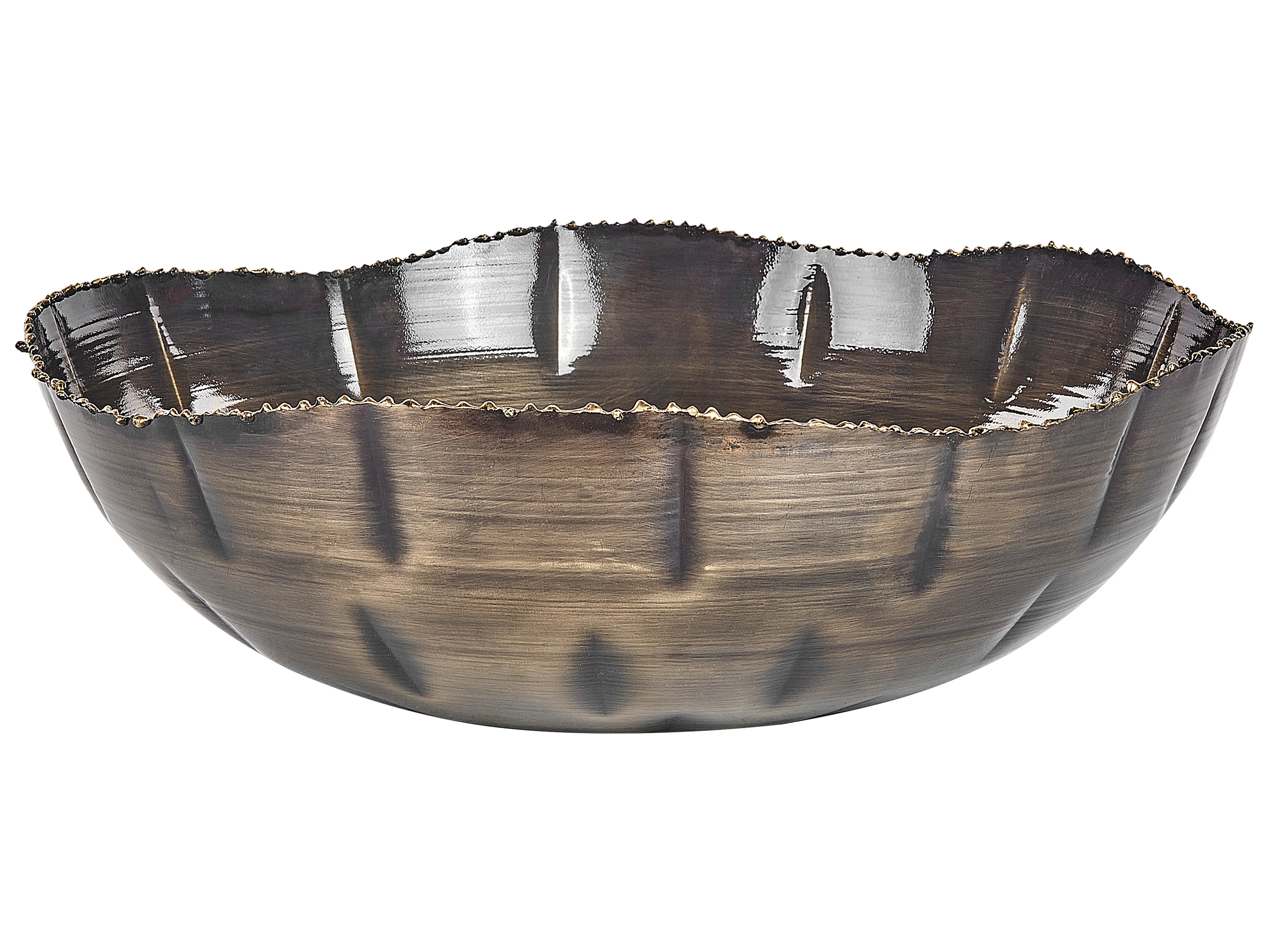 Set van 3 decoratieve schalen PINANG Metaal Messing