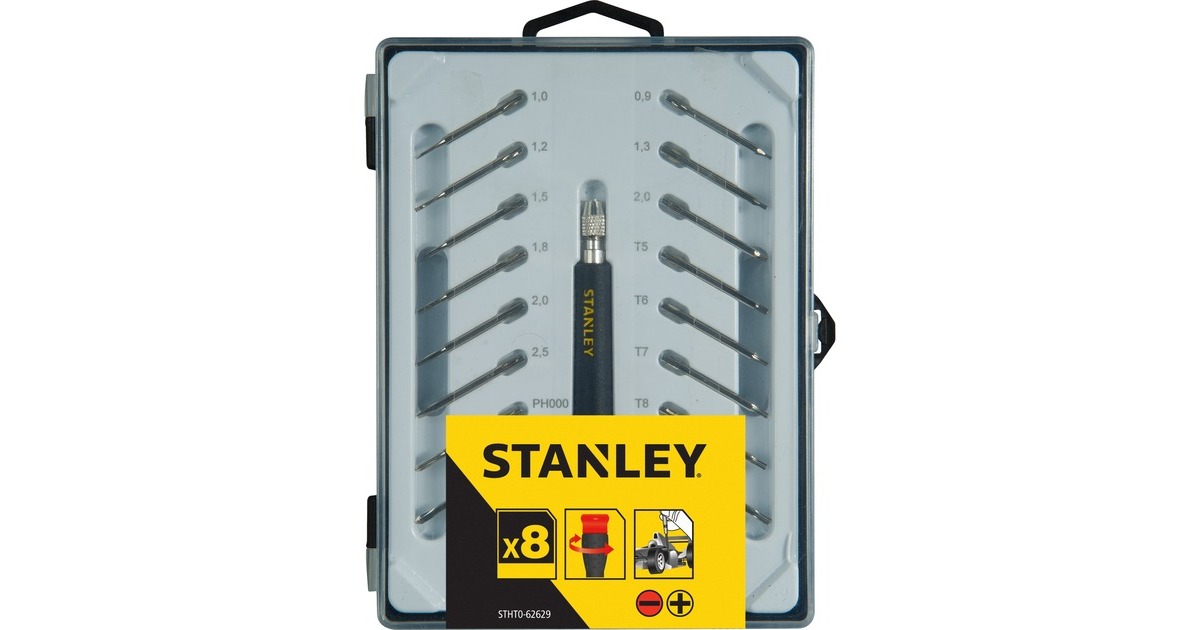 StanleyPrecisieschroevendraaier Multibit  (16-delig)