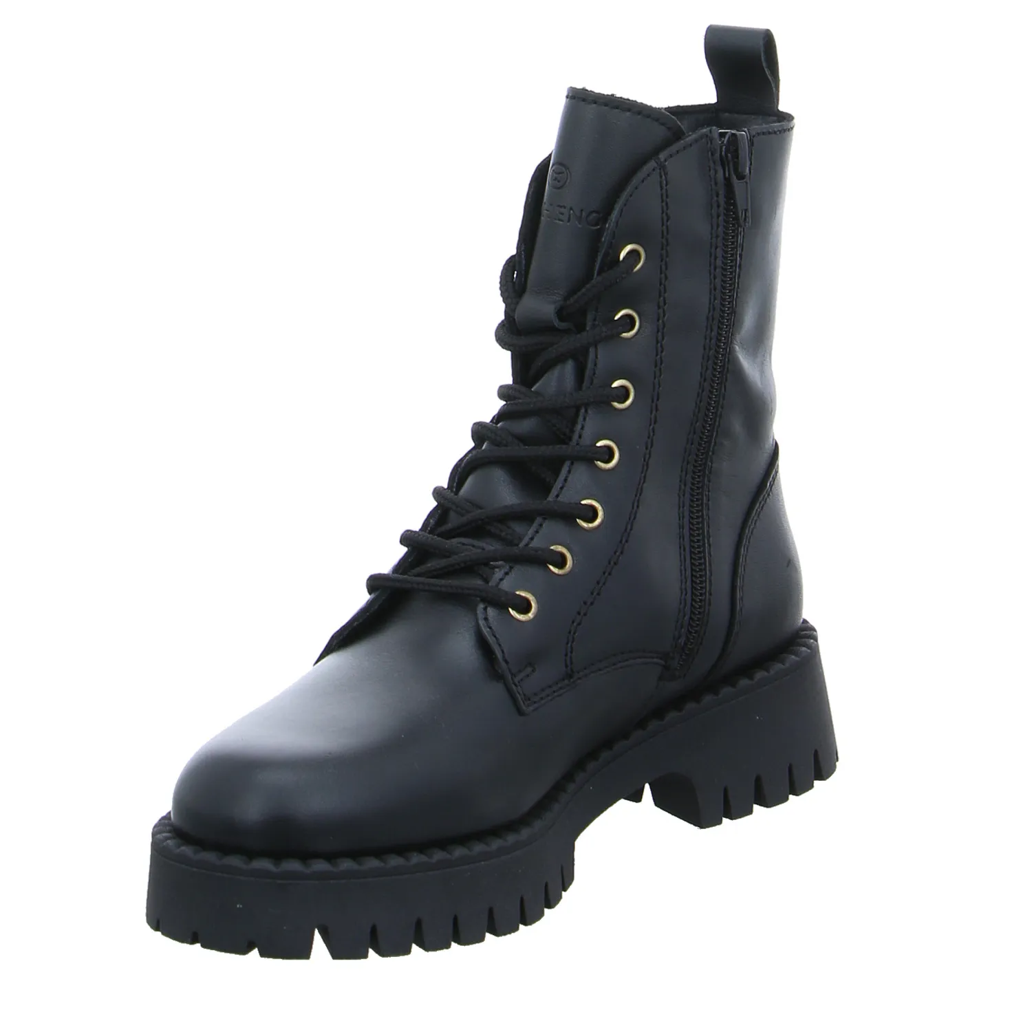 SCHUHENGEL Boot Schwarz Leder
