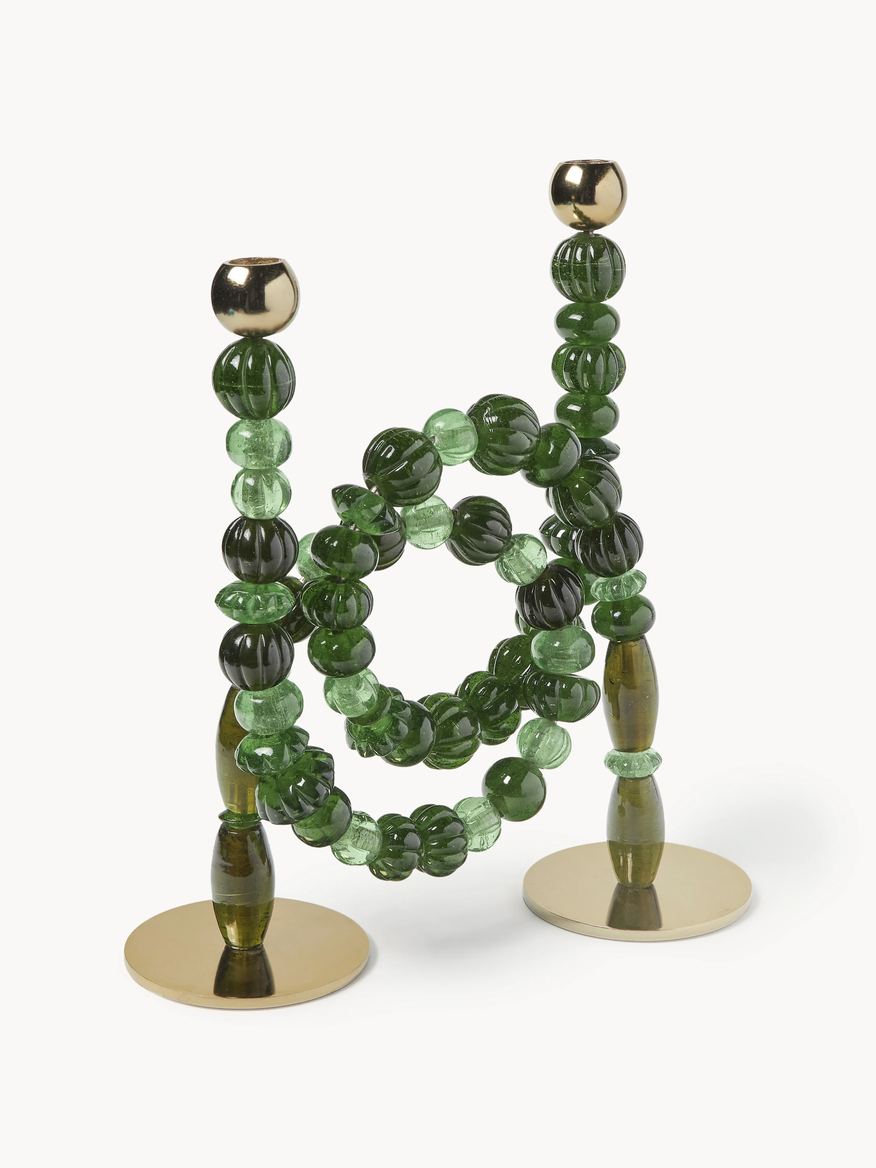Handgemaakte kaarshouder Beads