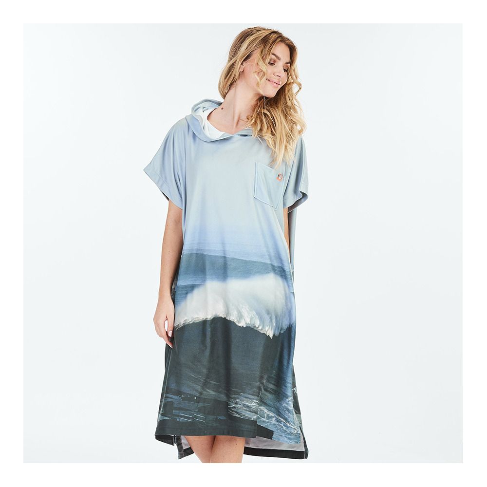 After Essentials MICROFIBER NAZARE - Poncho gris