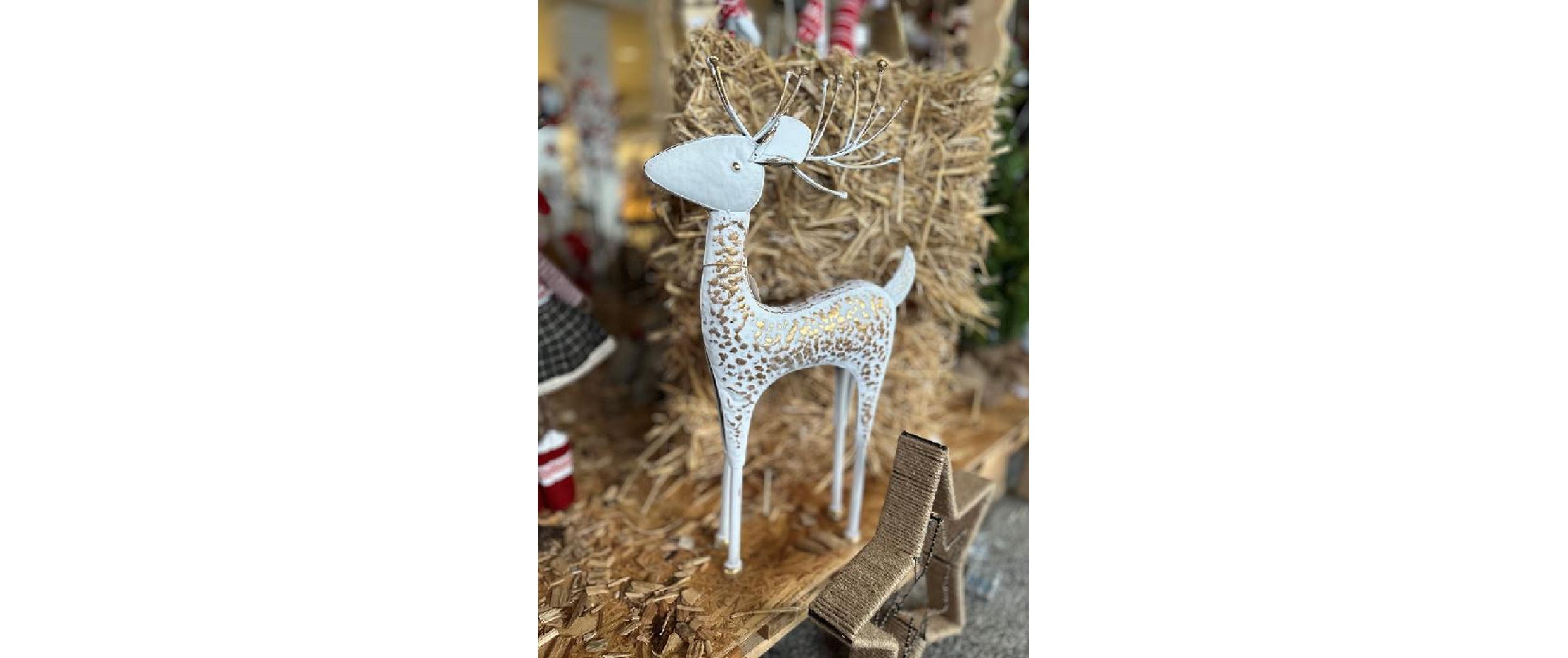 Weihnachtsfigur Hirsch 73 cmDekofigur