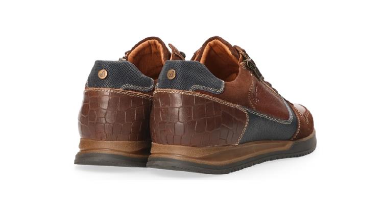 Australian Footwear Browning Leather Brown Blue
