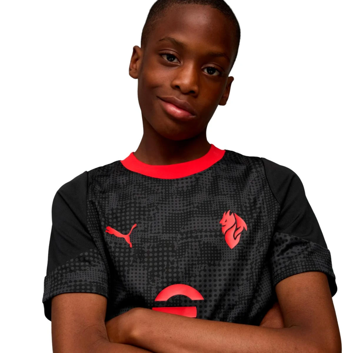 T-Shirt Puma AC Milan Training 2025-2026 Criança