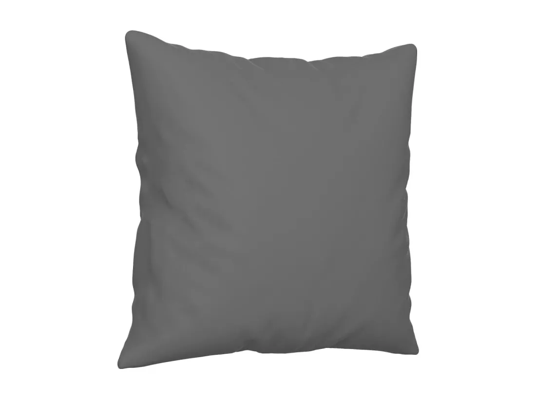 Ensemble de canapés 2 pièces coussins Gris foncé Tissu microfibre
