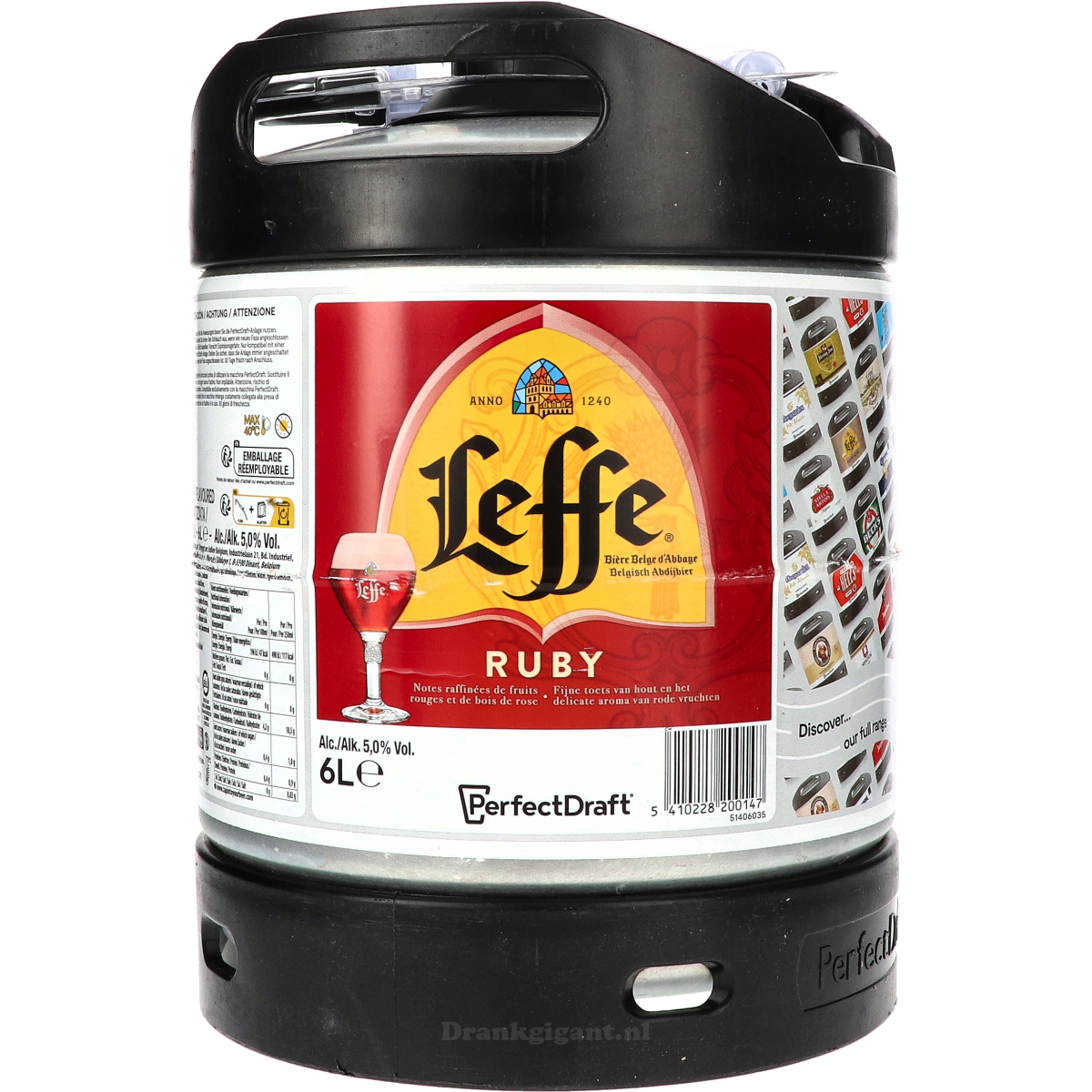 Leffe Ruby Perfect Draft 600 cl