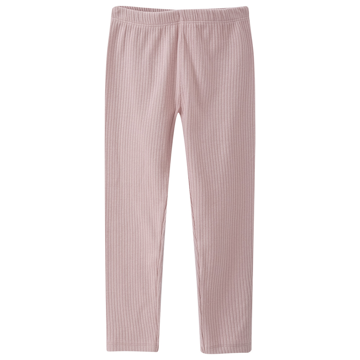 Topolino Pure Collection 3 Kinder Leggings mit Rippstruktur hellbeige / puderrosa / dunkelrosa