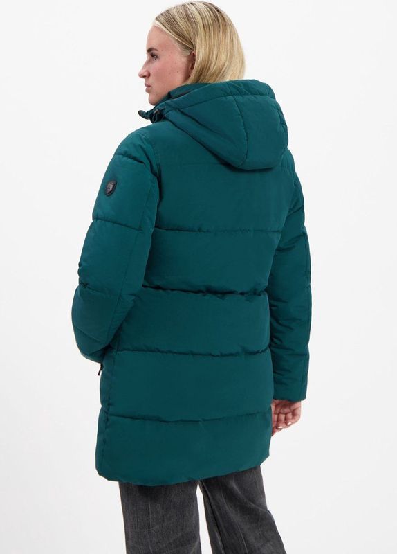 Kjelvik - Gaby - Gewatteerde Winterjas - Groen - Halflang